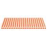 Replacement Fabric for Awning - Yellow & Orange 6x3 m