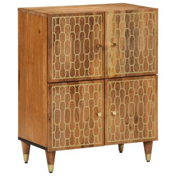 Side Cabinet 60x33x75 cm - Solid Mango Wood | HipoMarket