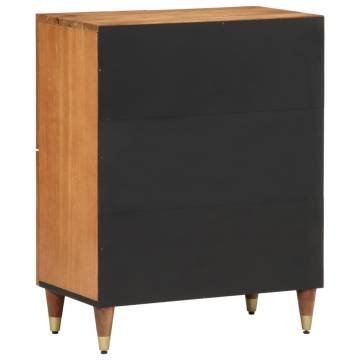 Side Cabinet 60x33x75 cm - Solid Mango Wood | HipoMarket