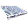 Awning Top Sunshade Canvas Blue & White 6 x 3 m Quantity in Package 1 Colour blue and white Size 600 x 300 cm 