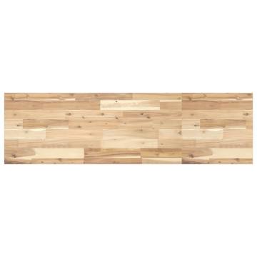 Rectangular Solid Wood Acacia Table Top - 120x40x2 cm