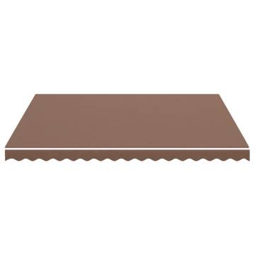 Replacement Awning Fabric - Brown 4x3.5 m | HipoMarket