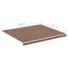 Replacement Awning Fabric - Brown 4x3.5 m | HipoMarket