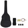 8 Piece Classical Guitar Set for Beginners - Black 36"