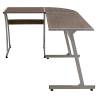 Brown Engineered Wood Corner Desk for Home & Office