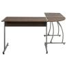 Brown Engineered Wood Corner Desk for Home & Office