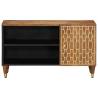 Solid Wood Mango TV Cabinet - Retro Style & Ample Storage