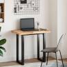 Solid Acacia Wood Desk Top 100x50 cm | Untreated & Versatile