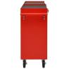 Tool Trolley with 10 Drawers Steel Red - Durable & Mobile