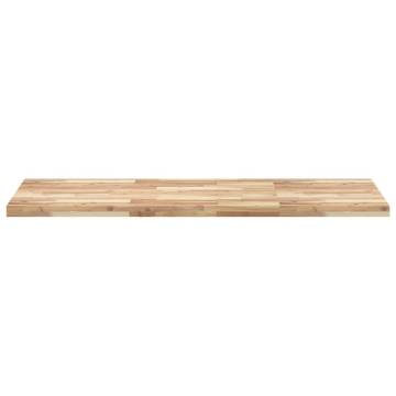 Solid Wood Acacia Desk Top - 140x60 cm | Untreated Natural Finish