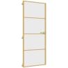 Interior Door Slim Golden 83x201.5 cm | Stylish Glass & Aluminium