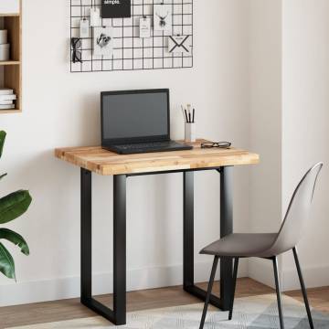 Untreated Solid Wood Acacia Desk Top 100x60x4 cm