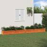 Garden Planters 2 pcs Wax Brown Solid Wood Pine | HipoMarket