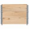 Pallet Collars 3 pcs 80x60 cm Solid Wood Pine | Hipo Market