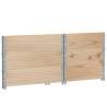 Pallet Collars 3 pcs 80x60 cm Solid Wood Pine | Hipo Market