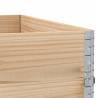 Pallet Collars 3 pcs 100x100 cm Solid Wood Pine - Robust Storage