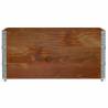 Pallet Collars 3 pcs Brown 120x80 cm Solid Wood Pine | HipoMarket