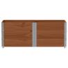 Pallet Collars 3 pcs Brown 150x50 cm Solid Wood - HipoMarket