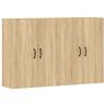 Wall Mounted Cabinets 2 pcs Sonoma Oak - Stylish Storage Solution