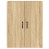 Wall Mounted Cabinets 2 pcs Sonoma Oak - Stylish Storage Solution