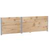 Pallet Collars 3 pcs 120x80 cm Solid Wood - Durable & Versatile