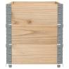 Pallet Collars 3 pcs 100x50 cm Solid Pine Wood | HipoMarket