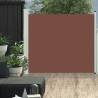 Patio Retractable Side Awning 100x300 cm Brown Colour brown Size 100 x 300 cm Quantity in Package 1 