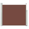 Patio Retractable Side Awning 100x300 cm Brown - Hipomarket