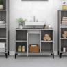 Sink Cabinet Grey Sonoma 80x33x60 cm - Stylish Bathroom Storage