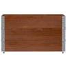 Pallet Collars 3 pcs Brown 100x50 cm Solid Wood Pine | HipoMarket