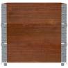 Pallet Collars 3 pcs Brown 80x60 cm Solid Wood Pine | Hipo Market