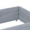 Pallet Collars 3 pcs Grey 150x50 cm Solid Wood Pine - HipoMarket