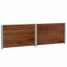 Pallet Collars 3 pcs Brown 100x100 cm Solid Wood Pine | HipoMarket