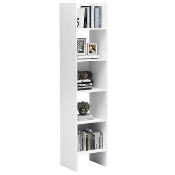 Book Cabinet White 40x35x180 cm - Stylish Storage Solution