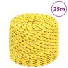 Boat Rope Yellow 10mm 25m - Durable Polypropylene | Hipomarket