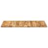 Table Top Solid Mango Wood 140x60 cm - Rustic Charm