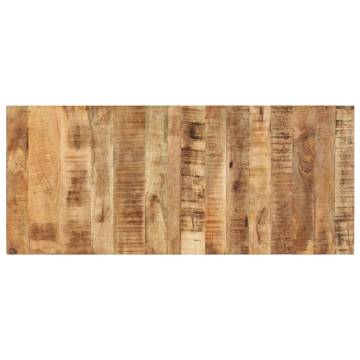 Table Top Solid Mango Wood 140x60 cm - Rustic Charm