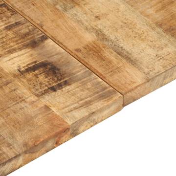 Table Top Solid Mango Wood 140x60 cm - Rustic Charm