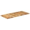 Table Top Solid Mango Wood 140x60 cm - Rustic Charm