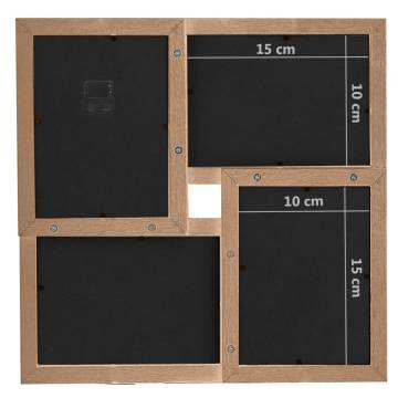 Light Brown Collage Photo Frame for 24 Photos | HipoMarket