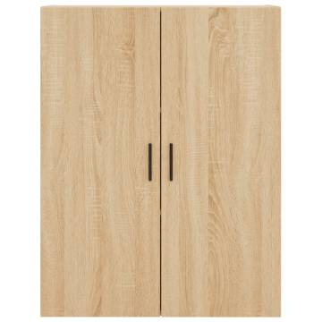 Stylish Highboard Sonoma Oak - 69.5x34x180 cm | HipoMarket