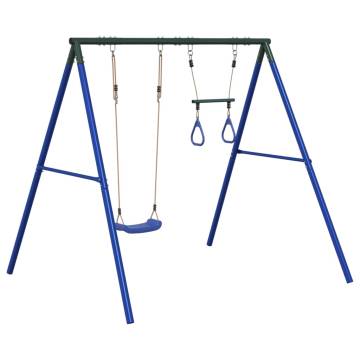 Outdoor Swing Set with Swing & Trapeze | Hipomarket