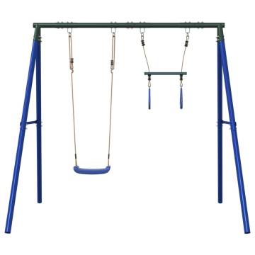 Outdoor Swing Set with Swing & Trapeze | Hipomarket