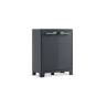 Keter Low Storage Cabinet Moby Graphite Grey | 100 cm