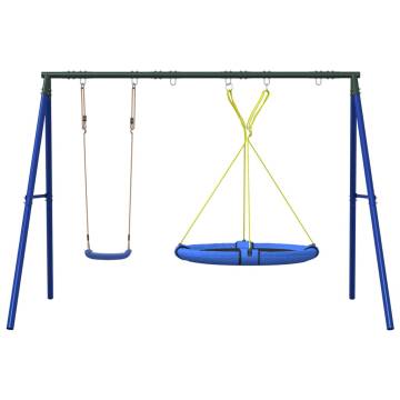 Outdoor Swing Set with Swing & Saucer Swing - Fun & Sturdy