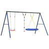 Outdoor Swing Set with Multiple Swings - Hipomarket UK