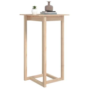 Bar Table 60x60 cm - Solid Pine Wood | Hipomarket