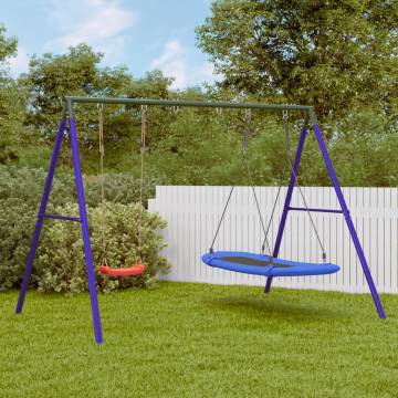 Outdoor Swing Set with Nest Swing - Fun & Durable Playtime