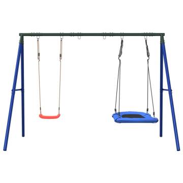 Outdoor Swing Set with Nest Swing - Fun & Durable Playtime