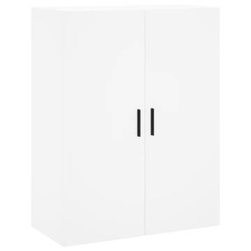 Stylish Highboard White 69.5x34x180 cm | Hipo Market